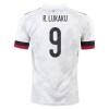 Men's Replica R.LUKAKU #9 Belgium Away Soccer Jersey Shirt 2020 Adidas