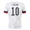 Men's Replica E.HAZARD #10 Belgium Away Soccer Jersey Shirt 2020 Adidas