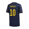Men's Replica FORSBERG #10 Sweden Away Soccer Jersey Shirt 2020 Adidas