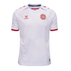Men's Replica NØRGAARD #15 Denmark Away Soccer Jersey Shirt 2021 Hummel