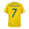 Men's Replica YARMOLENKO #7 Ukraine Home Soccer Jersey Shirt 2020 Joma