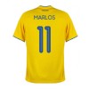 Men's Replica MARLOS #11 Ukraine Home Soccer Jersey Shirt 2020 Joma