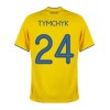 Men's Replica TYMCHYK #24 Ukraine Home Soccer Jersey Shirt 2020 Joma
