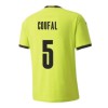 Men's Replica COUFAL #5 Czech Republic Away Soccer Jersey Shirt 2020 Puma