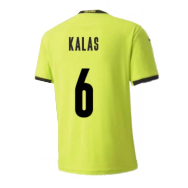Men's Replica KALAS #6 Czech Republic Away Soccer Jersey Shirt 2020 Puma
