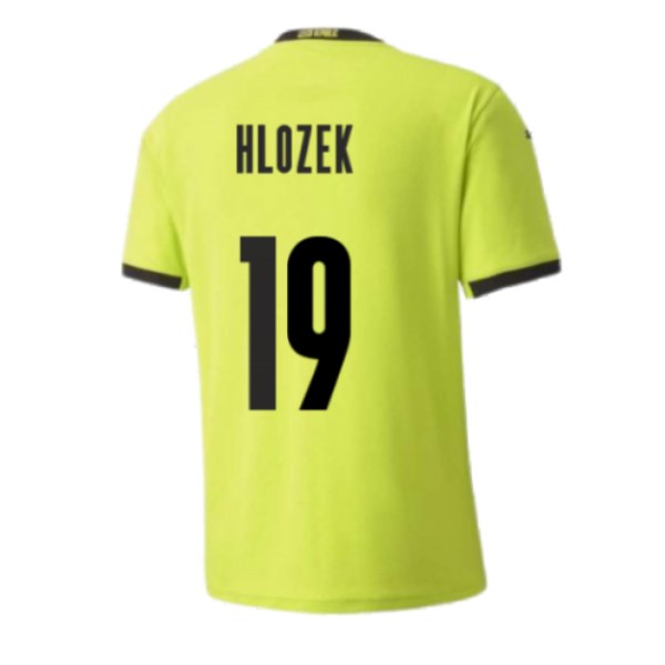 Men's Replica HLOZEK #19 Czech Republic Away Soccer Jersey Shirt 2020 Puma