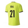 Men's Replica KRAL #21 Czech Republic Away Soccer Jersey Shirt 2020 Puma