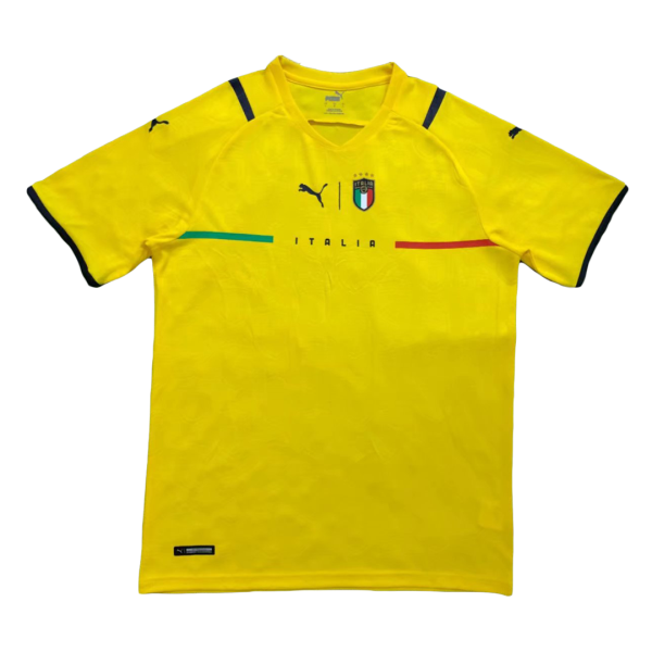 Men's Replica Italy Goalkeeper Soccer Jersey Shirt 2021/22 Puma