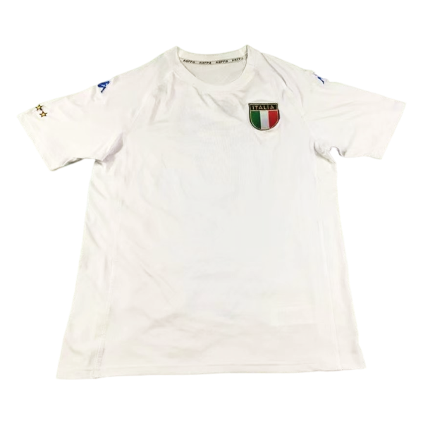 Men's Retro 2002 World Cup Italy Away Soccer Jersey Shirt