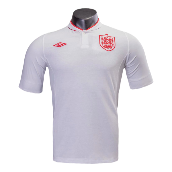 Men's Retro 2012 England Home Soccer Jersey Shirt Umbro