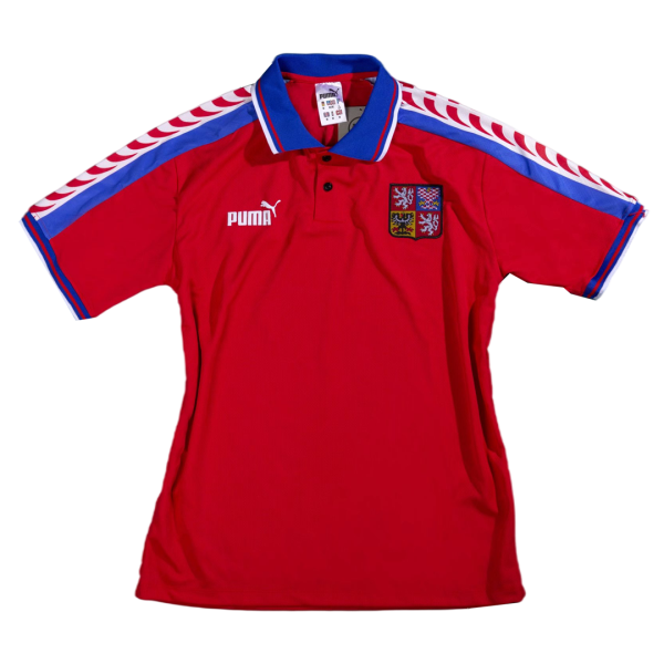 Men's Retro 1996 Czech Republic Home Soccer Jersey Shirt Puma