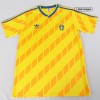 Men's Retro 1988 Sweden Home Soccer Jersey Shirt Adidas
