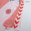 Men's Retro 1986 Denmark Away Soccer Jersey Shirt Hummel