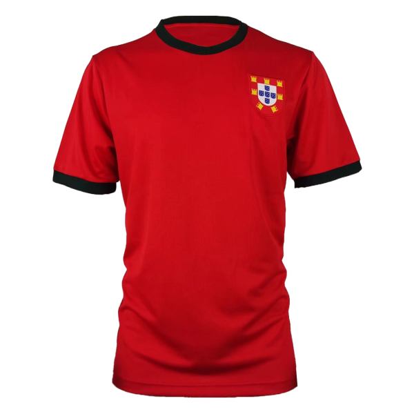 Men's Retro 1966 Portugal Home Soccer Jersey Shirt