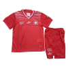 Kids Switzerland Home Soccer Jersey Kit (Jersey+Shorts) 2022 Puma - World Cup 2022
