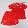 Kids Switzerland Home Soccer Jersey Kit (Jersey+Shorts) 2022 Puma - World Cup 2022