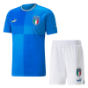 Men's Replica Italy Home Soccer Jersey Kit (Jersey+Shorts) 2022 Puma
