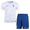 Kids France Away Soccer Jersey Kit (Jersey+Shorts) 2022 Nike - World Cup 2022