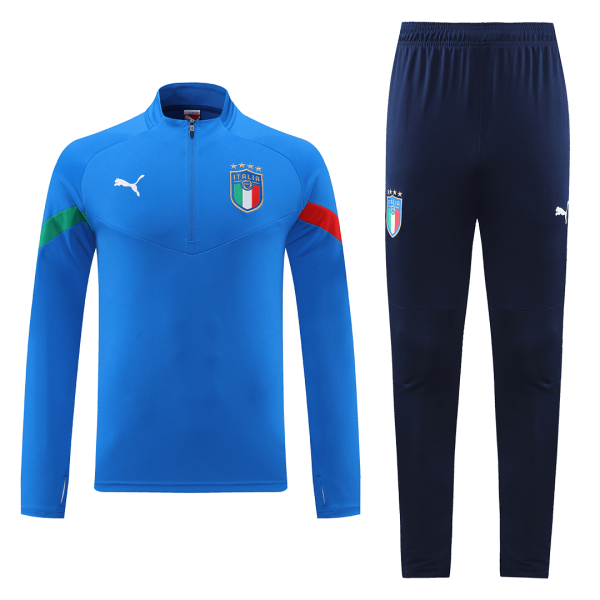 Men's Italy Zipper Tracksuit Sweat Shirt Kit (Top+Trousers) 2022 Puma