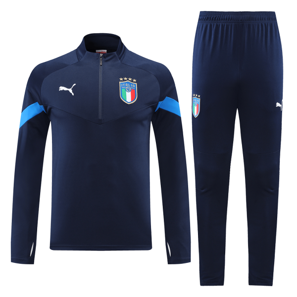 Men's Italy Zipper Tracksuit Sweat Shirt Kit (Top+Trousers) 2022 Puma