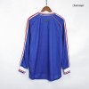 Men's Retro 1998 Replica France Home Long Sleeves Soccer Jersey Shirt Adidas