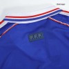 Men's Retro 1998 Replica France Home Long Sleeves Soccer Jersey Shirt Adidas