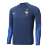 Men's France Zipper Tracksuit Sweat Shirt Kit (Top+Trousers) 2022 Nike