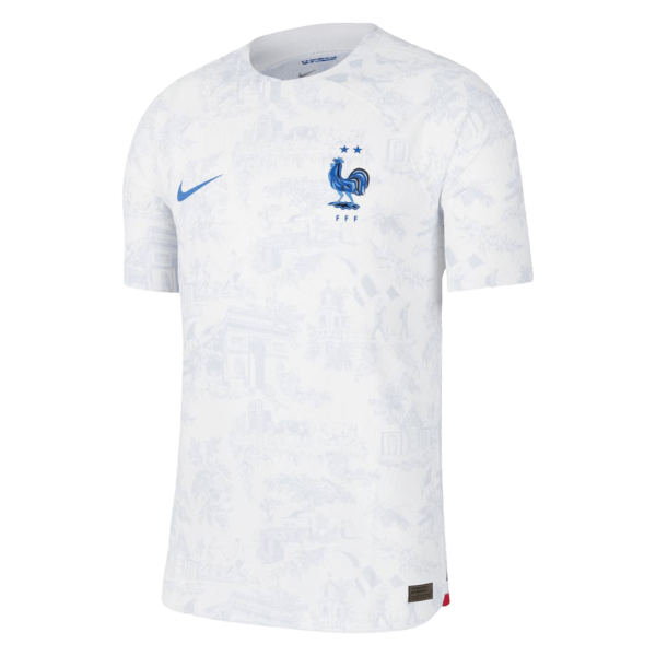 Men's Authentic France Away Soccer Jersey Shirt 2022 Nike - World Cup 2022