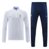 Men's France Zipper Tracksuit Sweat Shirt Kit (Top+Trousers) 2022 Nike