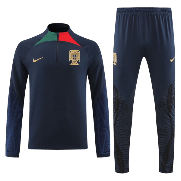 Men's Portugal Zipper Tracksuit Sweat Shirt Kit (Top+Trousers) 2022 Nike