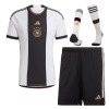 Men's Replica Germany Home Soccer Jersey Whole Kit (Jersey+Shorts+Socks) 2022 Adidas - World Cup 2022