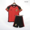 Kids Belgium Home Soccer Jersey Kit (Jersey+Shorts) 2022 Adidas - World Cup 2022