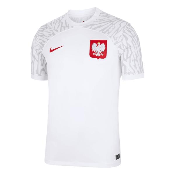 Men's Replica Poland Home Soccer Jersey Shirt 2022 Nike - World Cup 2022