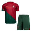 Men's Replica Portugal Home Soccer Jersey Kit (Jersey+Shorts) 2022 Nike - World Cup 2022