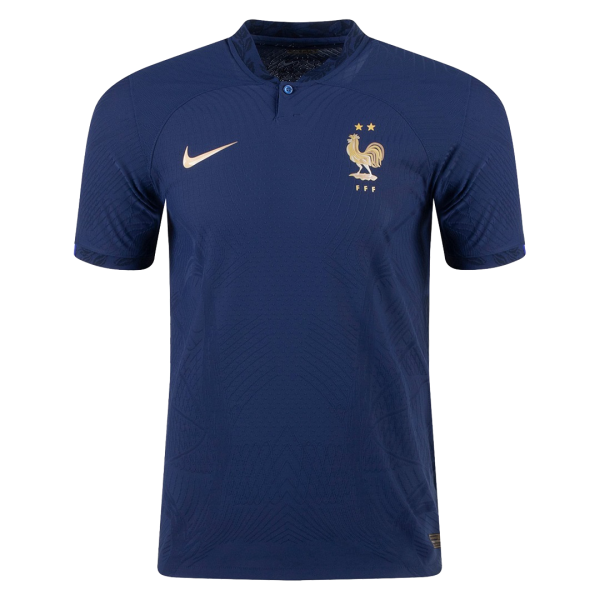Men's Authentic France Home Soccer Jersey Shirt 2022 Nike - World Cup 2022