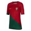 Kids Portugal Home Soccer Jersey Kit (Jersey+Shorts) 2022/23 Nike - World Cup 2022