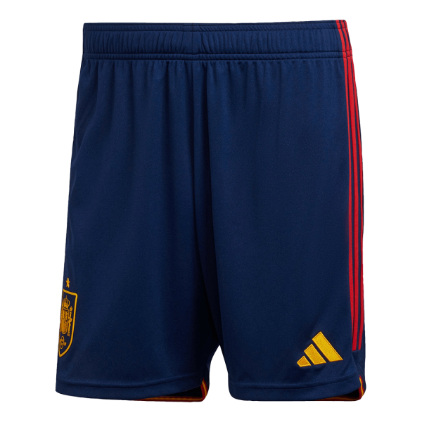 Men's World Cup Spain Home Soccer Shorts 2022 Adidas - World Cup 2022