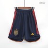 Men's World Cup Spain Home Soccer Shorts 2022 Adidas - World Cup 2022