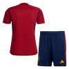 Men's Replica Spain Home Soccer Jersey Kit (Jersey+Shorts) 2022 Adidas - World Cup 2022