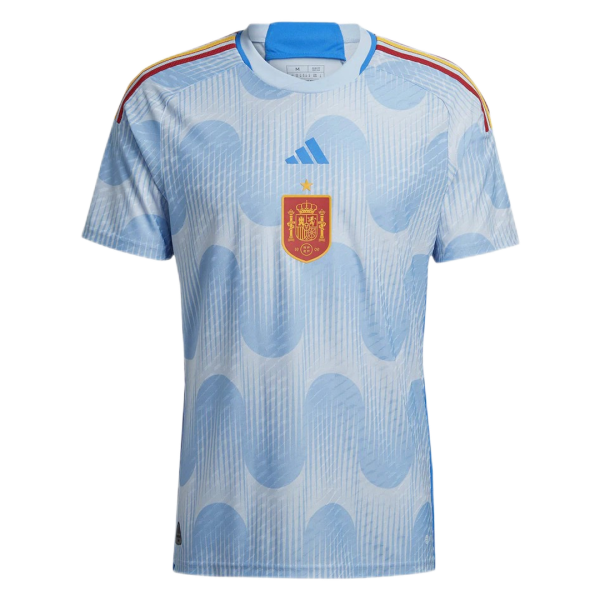 Men's Authentic Spain Away Soccer Jersey Shirt 2022 Adidas - World Cup 2022
