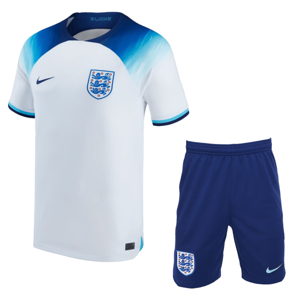 Men's Replica England Home Soccer Jersey Kit (Jersey+Shorts) 2022 Nike - World Cup 2022