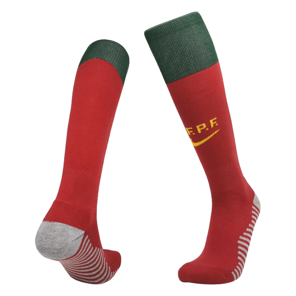 Kids Portugal Home Soccer Socks 2022 Nike - World Cup 2022