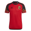 Men's Replica Belgium Home Soccer Jersey Shirt 2022 Adidas - World Cup 2022