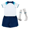 Kids England Home Soccer Jersey Whole Kit (Jersey+Shorts+Socks) 2022 Nike - Wrold Cup 2022