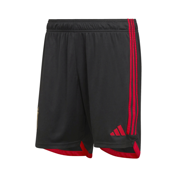 Men's World Cup Belgium Home Soccer Shorts 2022 Adidas - World Cup 2022