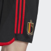 Men's World Cup Belgium Home Soccer Shorts 2022 Adidas - World Cup 2022