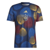 Men's Replica Spain Pre-Match Soccer Jersey Shirt 2022 Adidas