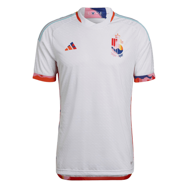 Men's Authentic Belgium Away Soccer Jersey Shirt 2022 Adidas - World Cup 2022