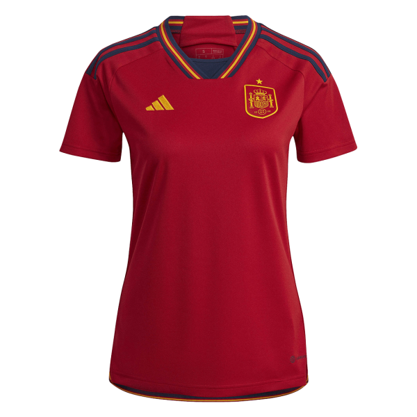 Women's Replica Spain Home Soccer Jersey Shirt 2022 Adidas - World Cup 2022