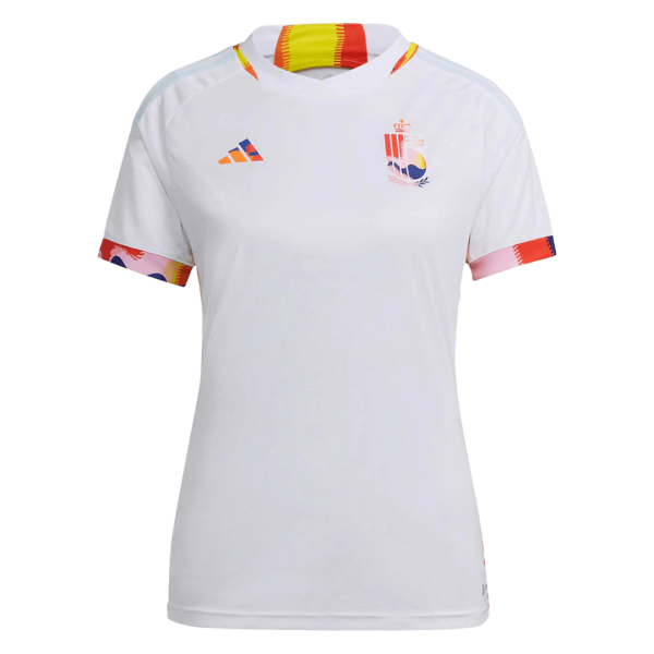 Women's Replica Belgium Away Soccer Jersey Shirt 2022 Adidas - World Cup 2022